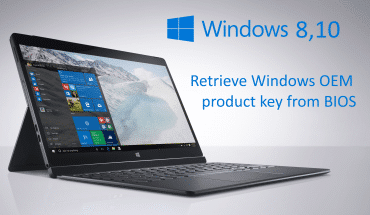 Retrieve Windows OEM product key from BIOS